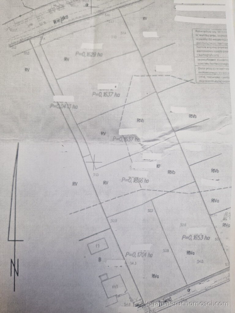 Działka, Santocko