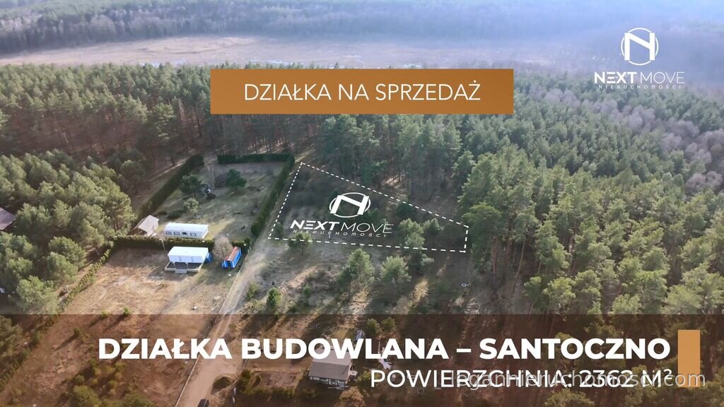 Działka, Santoczno