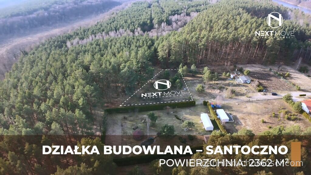 Działka, Santoczno