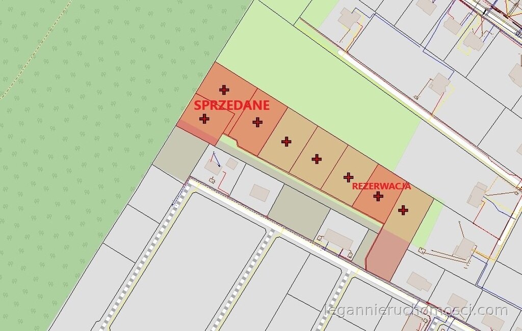 Działka, 2 392,00 m², Janczewo