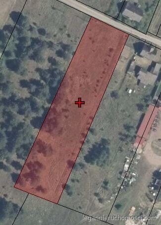 Działka, 1 370,00 m², Łośno
