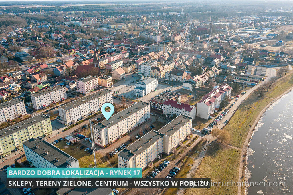 3-pokojowe mieszkanie, 47,80 m², Skwierzyna