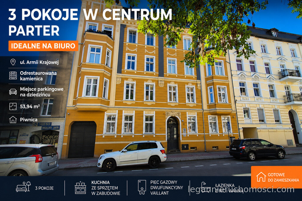 3-pokojowe mieszkanie, 53,94 m², Gorzów Wielkopolski, Centrum