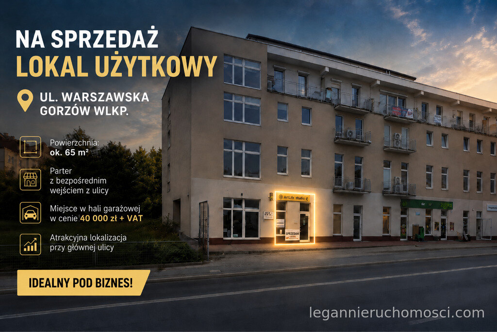 Lokal komercyjny, 64,95 m², Gorzów Wielkopolski, Śródmieście