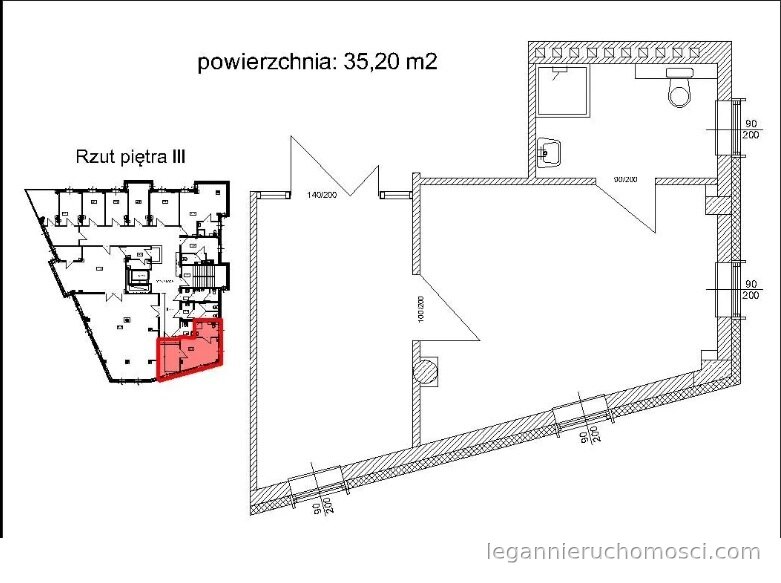 Lokal komercyjny, 35,29 m², Gorzów Wielkopolski, Górczyn